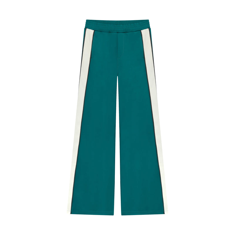 Meisjes Pants Extra Wide Leg  van Indian Blue Jeans in de kleur Spruced-up  in maat 176.