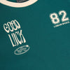 Meisjes Longsleeve Cropped  van Indian Blue Jeans in de kleur Spruced-up  in maat 176.
