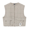 Meisjes Gilet Check van Indian Blue Jeans in de kleur Humus in maat 176.