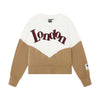 Meisjes Sweater Colorblock van Indian Blue Jeans in de kleur Cloud in maat 176.