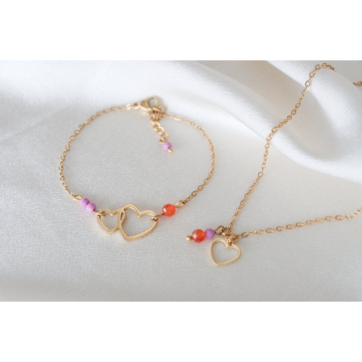 Liefdevol & Moedig Armbandje - Goud