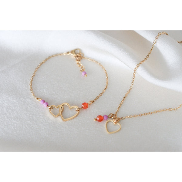 Liefdevol & Moedig Armbandje - Goud