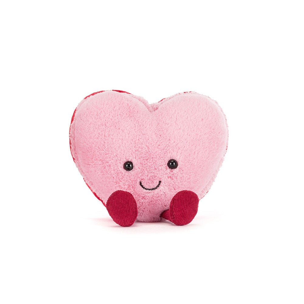 Jellycat Amuseables Colette Heart Macaron (Pink)