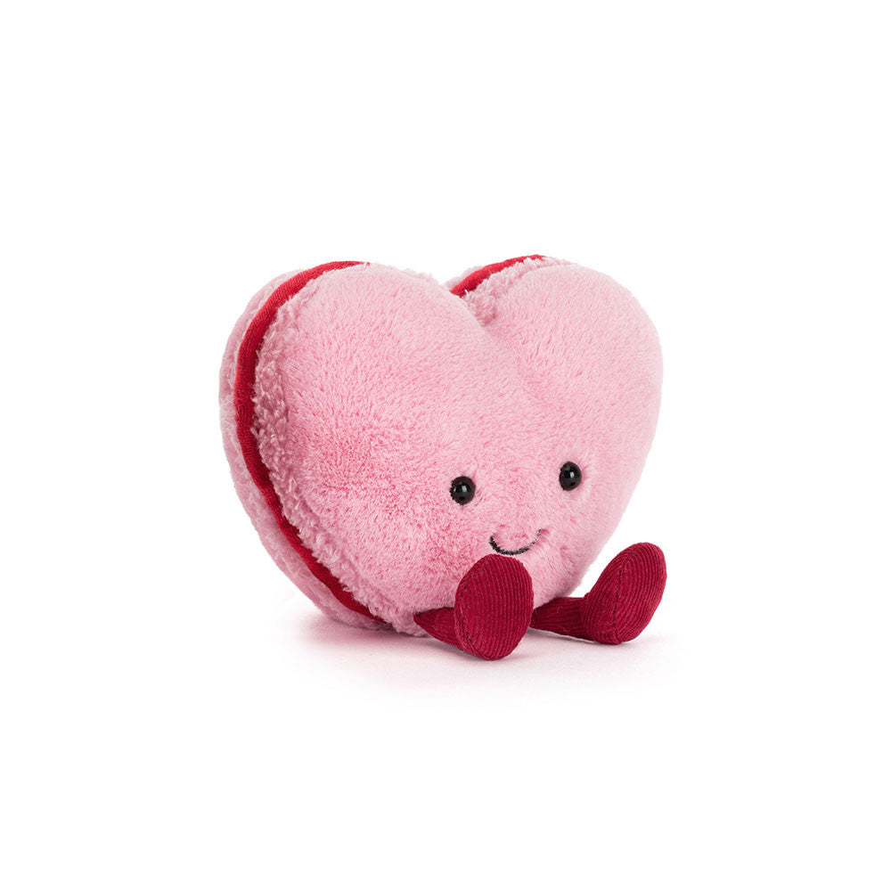 Jellycat Amuseables Colette Heart Macaron (Pink)