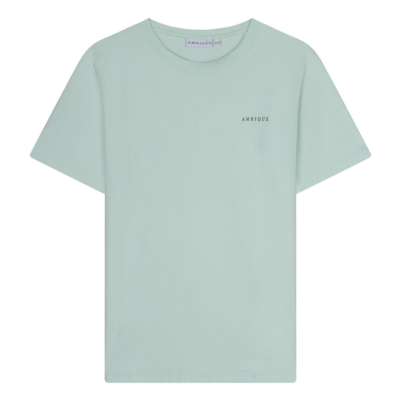 Jongens T-Shirt Justin van Ambique Kids in de kleur 137 Mint green in maat 182-188.