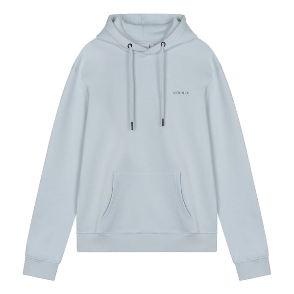 Jongens Hoodie Harvey van Ambique Kids in de kleur 134 Ice blue in maat 182-188.