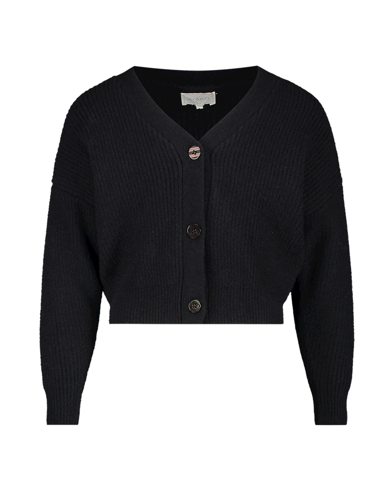 Ai & Ko Cardigan BINTHY Black - Bubbles & Bo