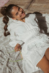 Ai & Ko Dress ALYSHA WHITE - Bubbles & Bo