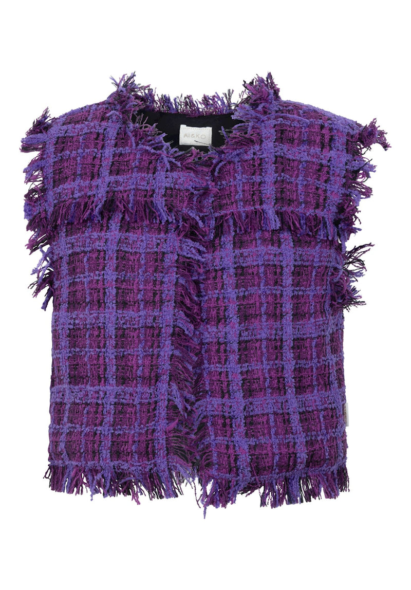 Ai & Ko Gilet JAYDA TWEED - Bubbles & Bo