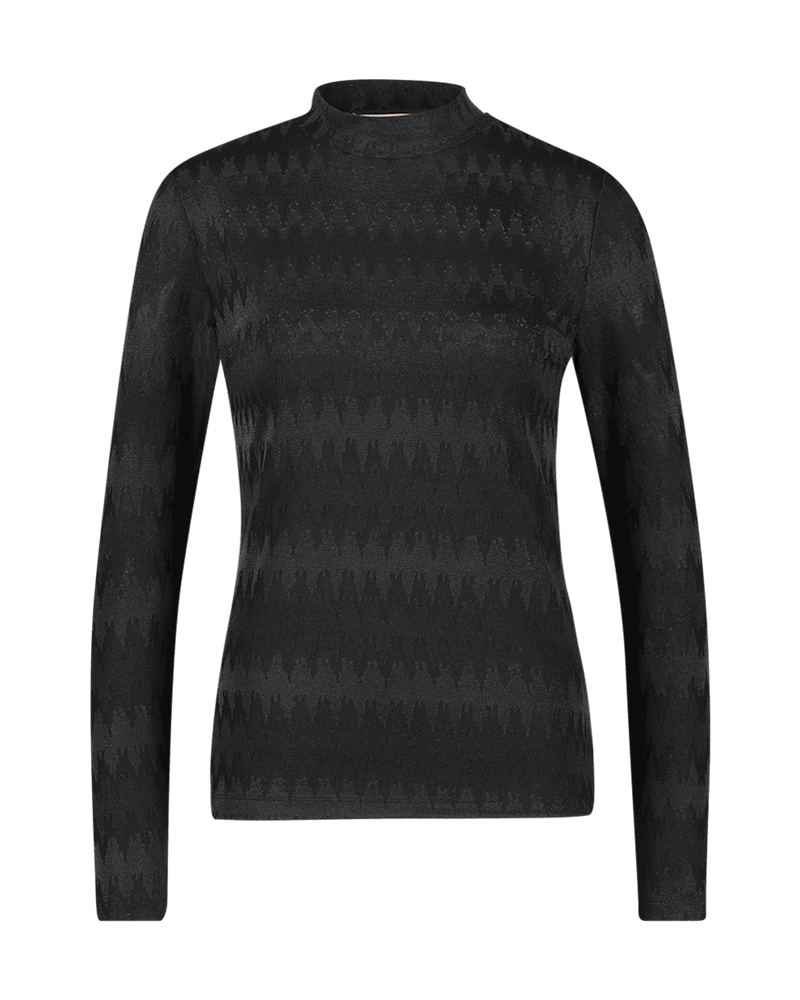 Ai & Ko Longsleeve Top Zera jacquard Vis 142 - Bubbles & Bo