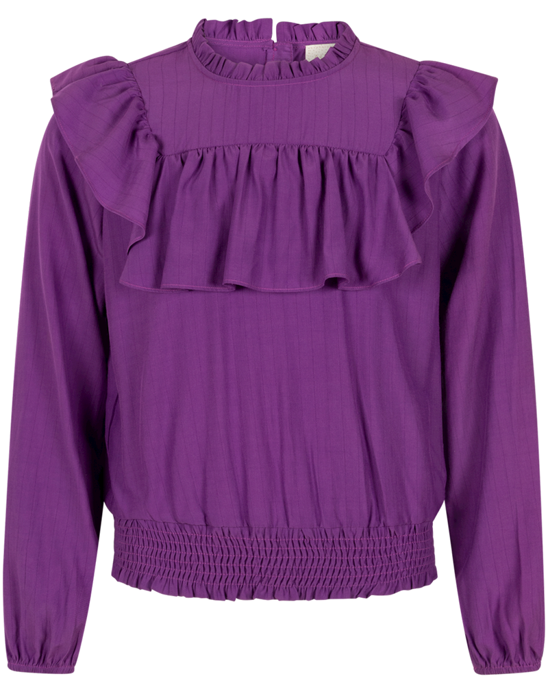 Ai & Ko Top Elle Plum - Bubbles & Bo