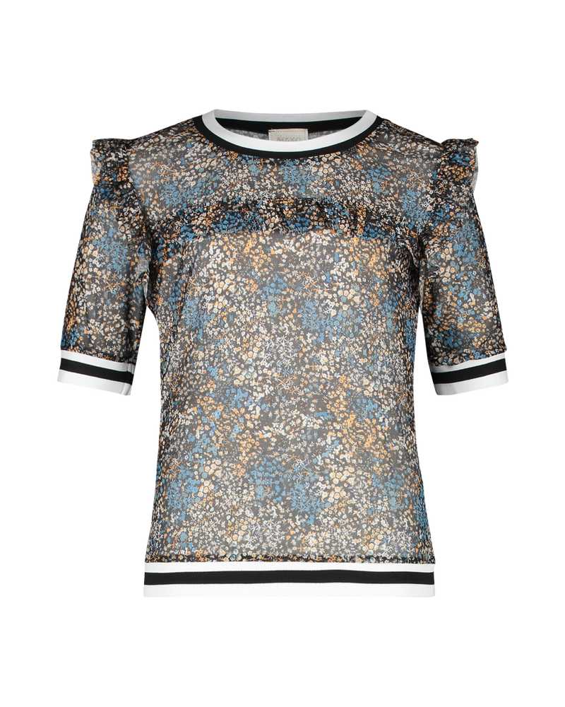 Ai & Ko Top halve mouw Inea Floral - Bubbles & Bo
