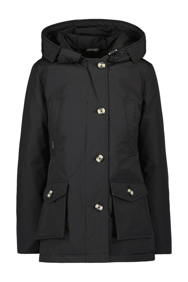 Airforce 4 Pocket Parka True Black - Bubbles & Bo