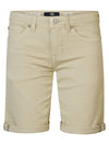 Jongens Boys Denim Jogg Short Jackson coloured  van Petrol in de kleur Eucalyptus in maat 176.