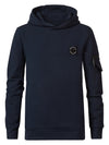 Jongens Boys Sweater Hooded van Petrol in de kleur Navy Blue in maat 176.