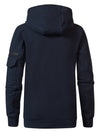 Jongens Boys Sweater Hooded van Petrol in de kleur Navy Blue in maat 176.