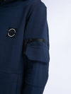 Jongens Boys Sweater Hooded van Petrol in de kleur Navy Blue in maat 176.