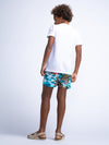 Jongens Boys T-Shirt SS Round Neck van Petrol in de kleur Bright White in maat 176.