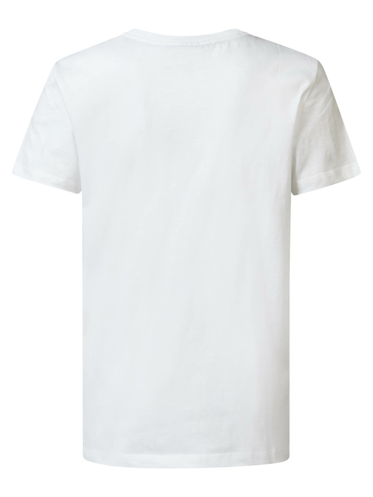 Jongens Boys T-Shirt SS Round Neck van Petrol in de kleur Bright White in maat 176.