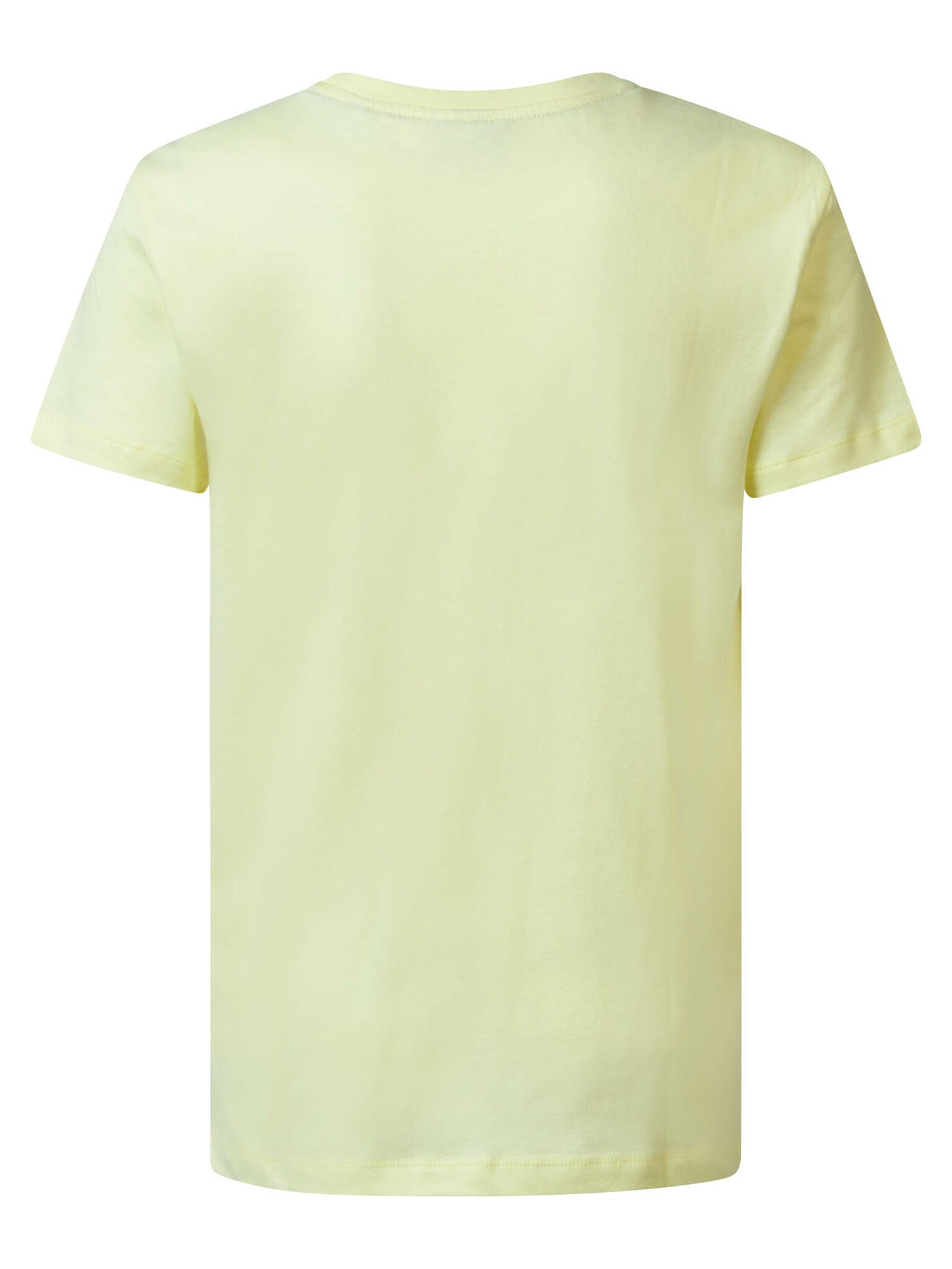 Jongens Boys T-Shirt SS Round Neck van Petrol in de kleur Lemon Yellow in maat 176.