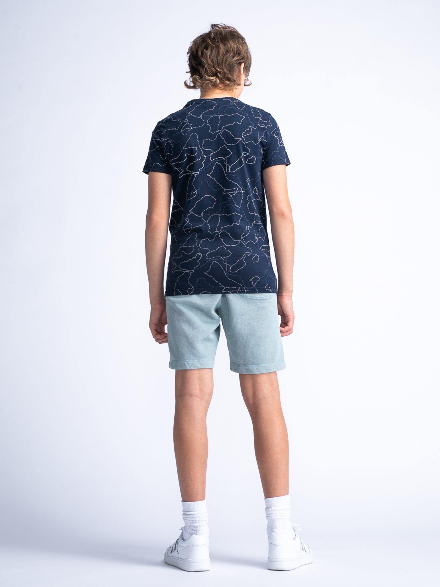 Jongens Boys T-Shirt SS van Petrol in de kleur Navy Blue in maat 176.