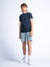Jongens Boys T-Shirt SS van Petrol in de kleur Navy Blue in maat 176.