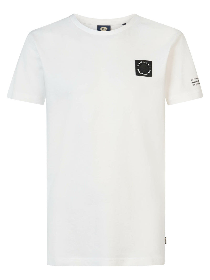 Jongens Boys T-Shirt SS van Petrol in de kleur Bright White in maat 176.