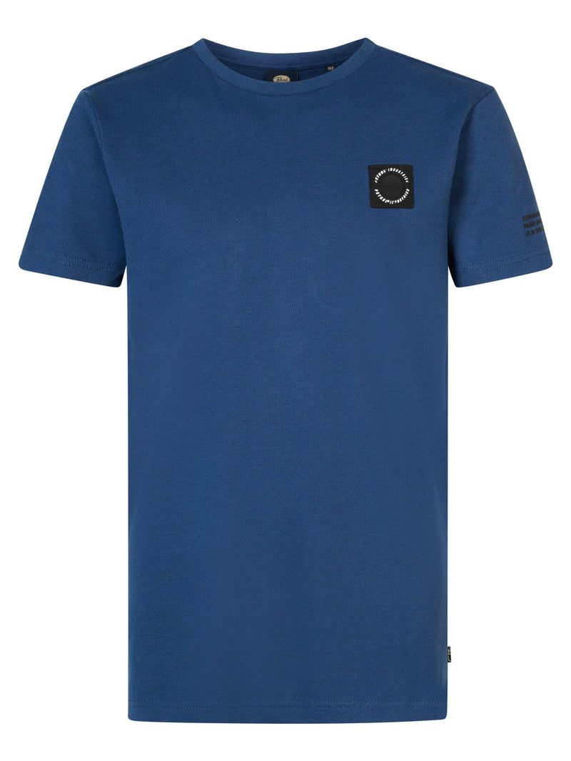 Jongens Boys T-Shirt SS van Petrol in de kleur Petrol Blue in maat 176.