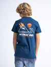 Jongens Boys T-Shirt SS Classic Print van Petrol in de kleur Petrol Blue in maat 176.