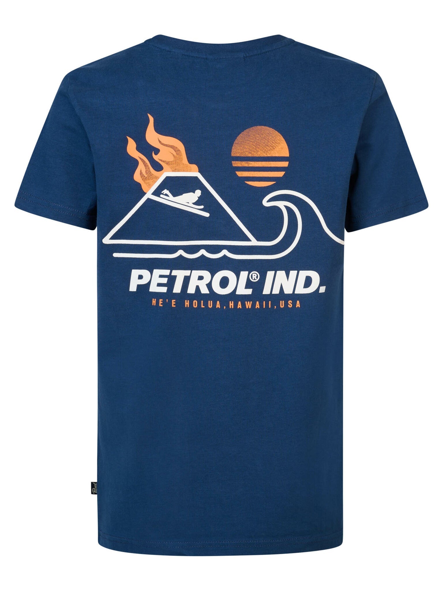 Jongens Boys T-Shirt SS Classic Print van Petrol in de kleur Petrol Blue in maat 176.