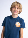 Jongens Boys T-Shirt SS Classic Print van Petrol in de kleur Petrol Blue in maat 176.