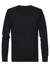 Jongens Knitwear Round Neck Basic van Petrol in de kleur Dark Black in maat 164.