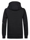 Jongens Sweater Hooded Zip van Petrol in de kleur Dark Black in maat 164.