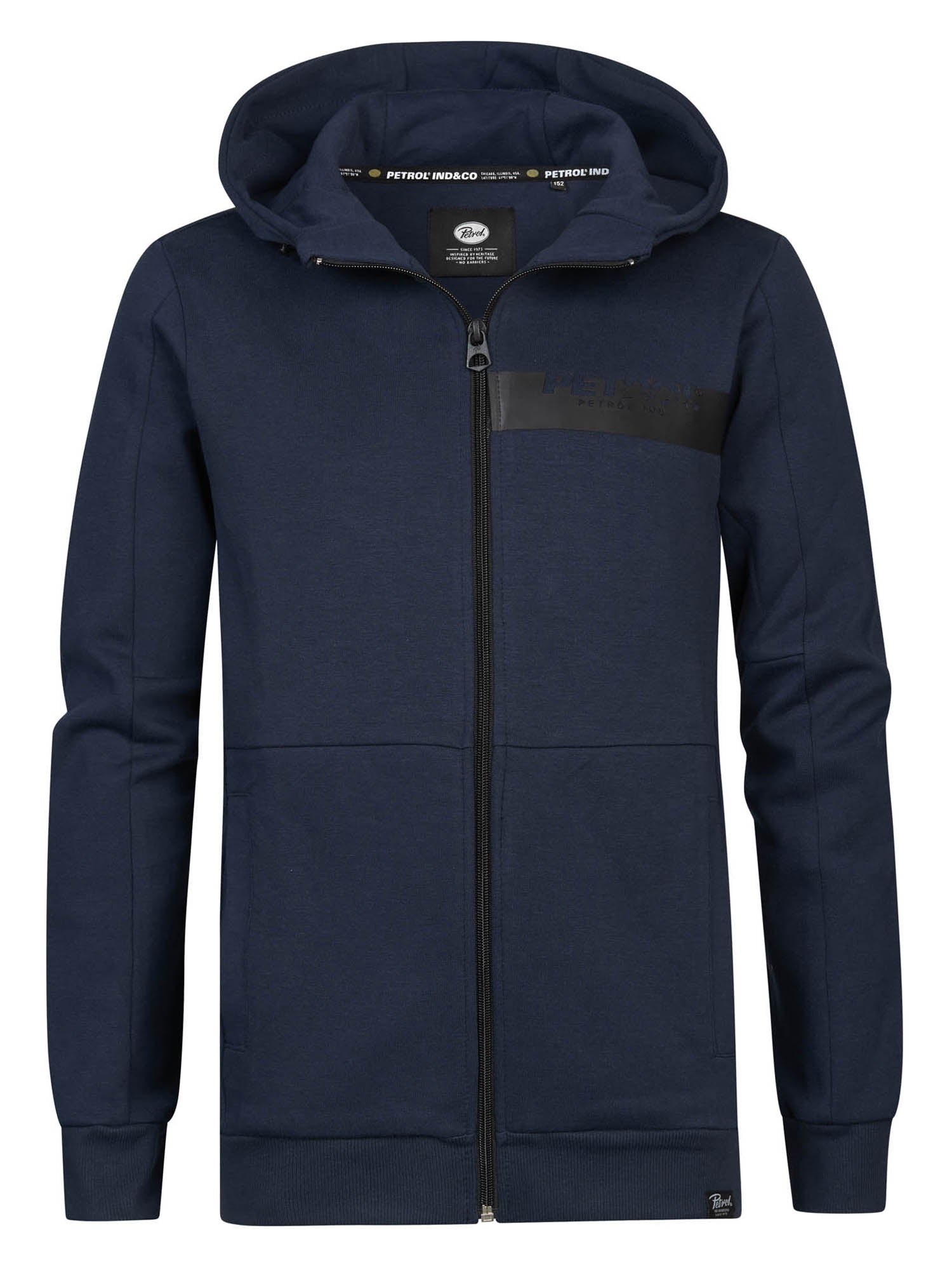 Petrol Sweater Hooded Zip