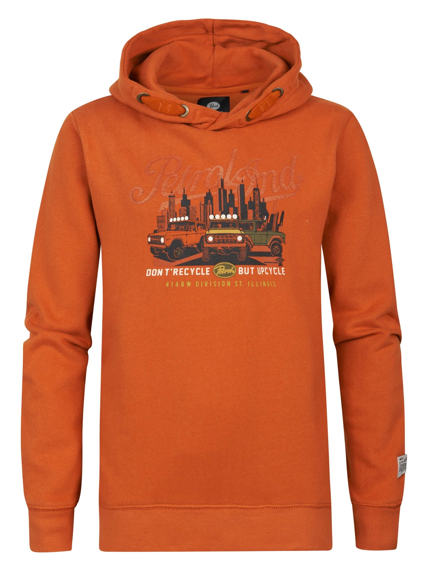 Petrol Sweater Hooded Print