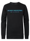 Jongens Sweater Round Neck van Petrol in de kleur Dark Black in maat 164.
