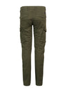 Jongens Non Denim Cargo van Petrol in de kleur Hunter Green in maat 164.