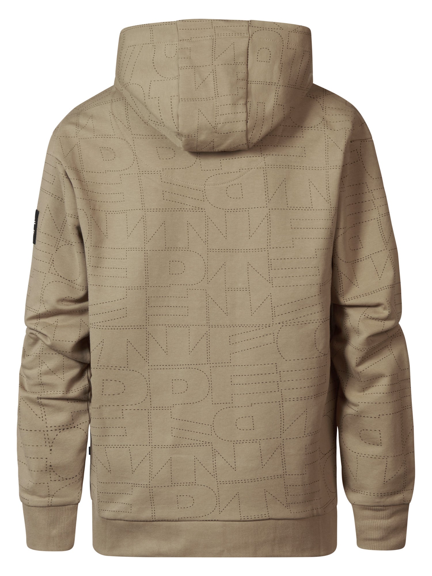 Jongens Boys Sweater Hooded van Petrol in de kleur Oak in maat 176.