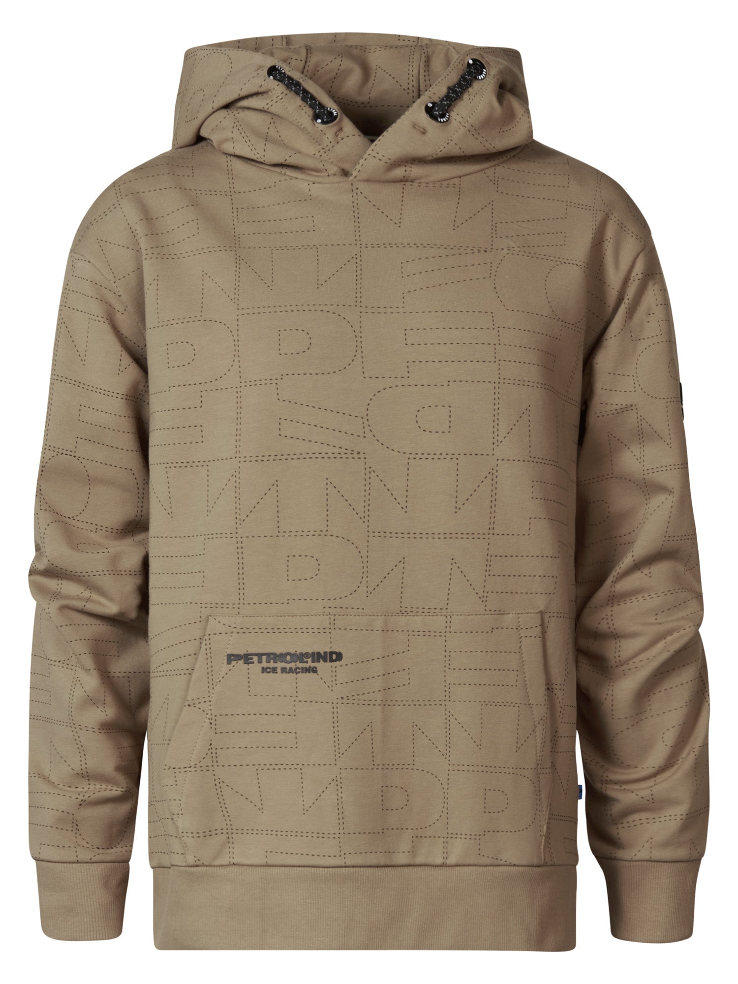 Jongens Boys Sweater Hooded van Petrol in de kleur Oak in maat 176.