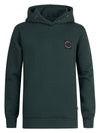Jongens Boys Sweater Hooded van Petrol in de kleur Bottle in maat 176.