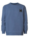 Jongens Boys Sweater Round Neck van Petrol in de kleur Light Shadow in maat 176.