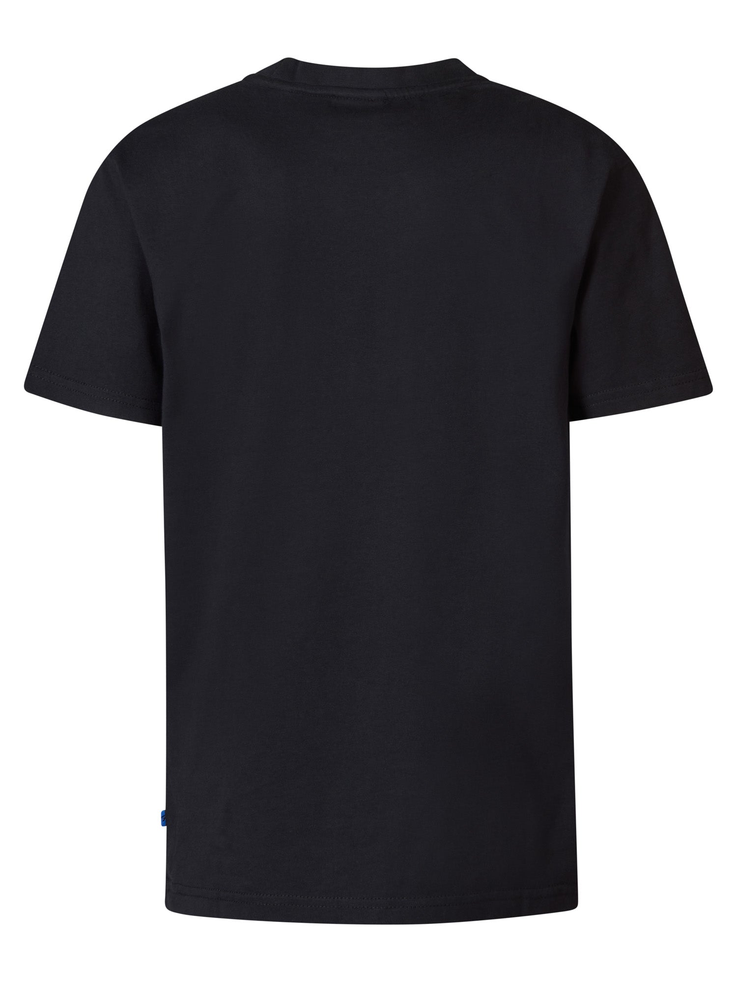 Jongens Boys T-Shirt SS Round Neck van Petrol in de kleur Dark Black in maat 176.