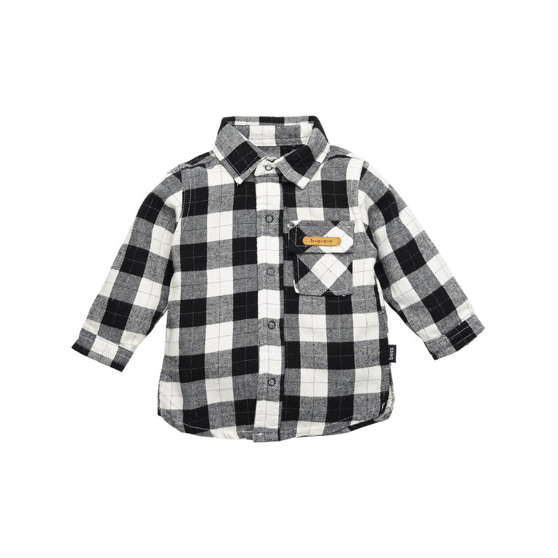 B.E.S.S. Blouse Checked - Bubbles & Bo