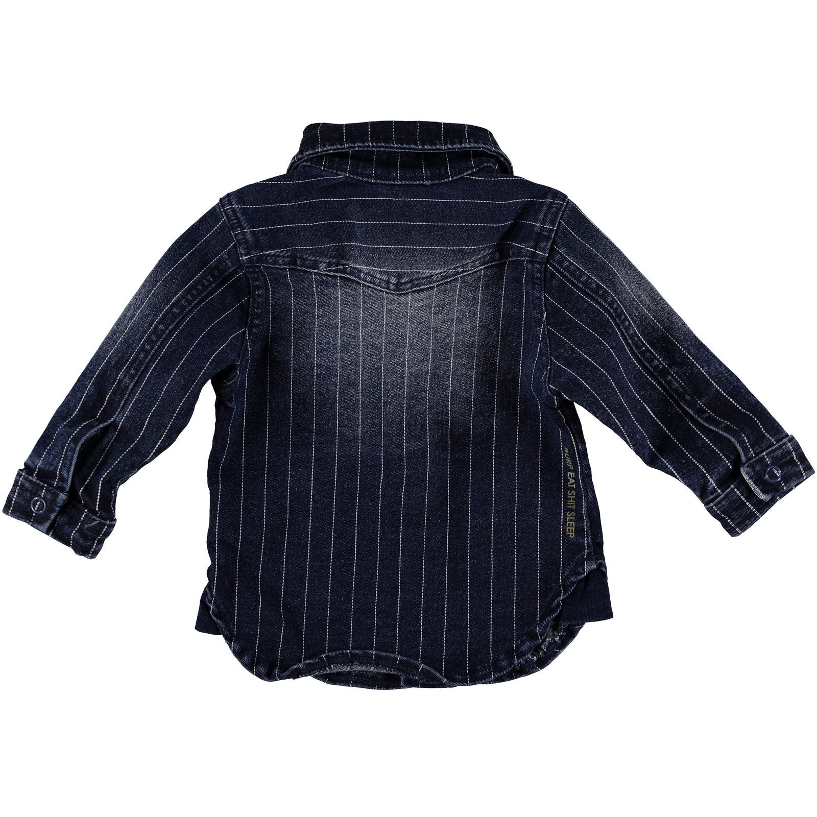 B.E.S.S. Blouse Denim Striped - Bubbles & Bo