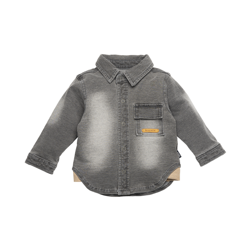 B.E.S.S. Blouse Jogdenim - Bubbles & Bo