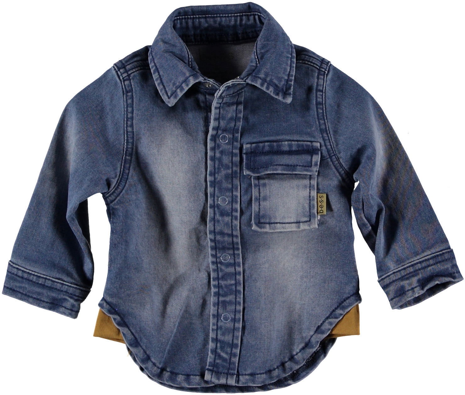 B.E.S.S. Blouse l.sl. Denim