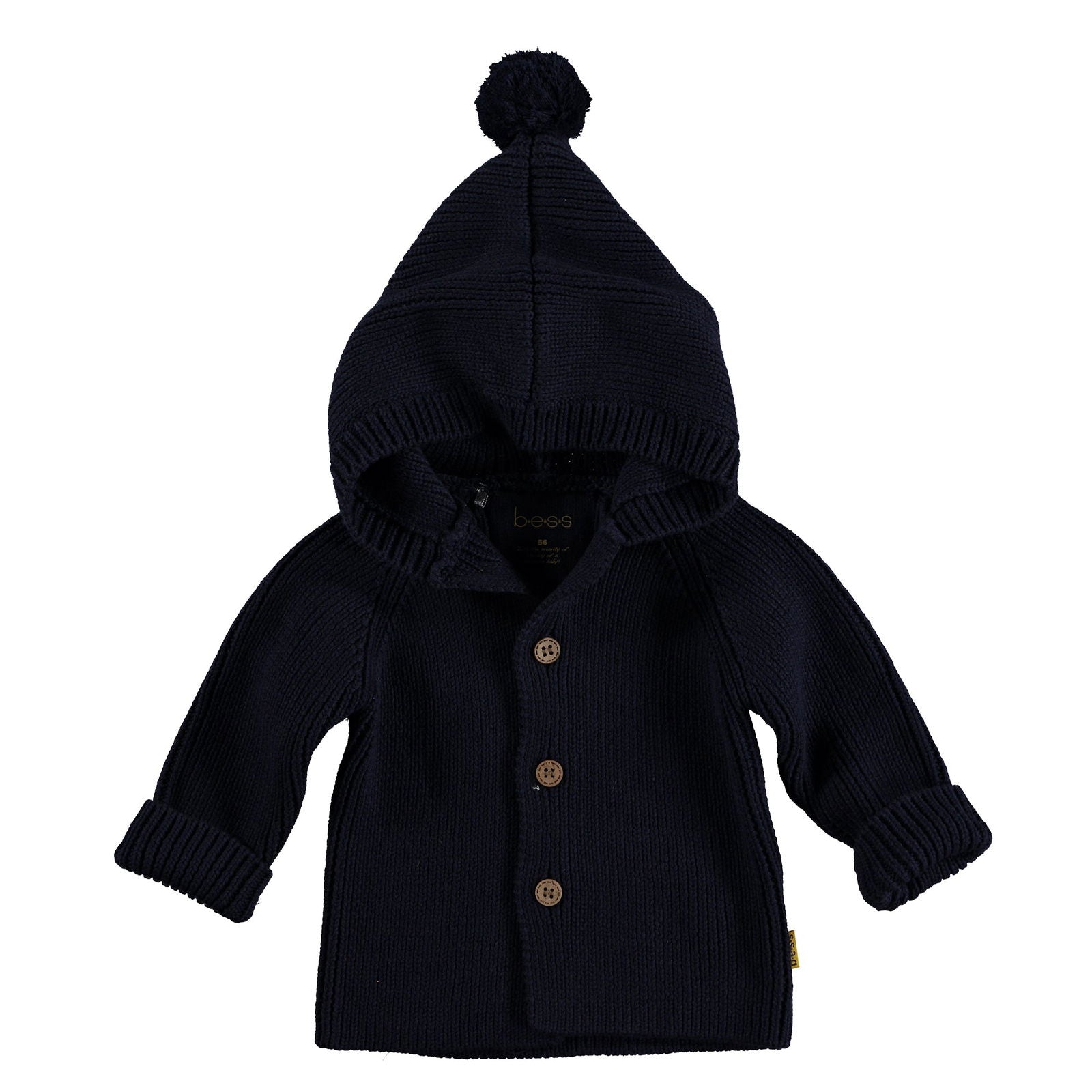 B.E.S.S. Cardigan Knitted Hood - Bubbles & Bo