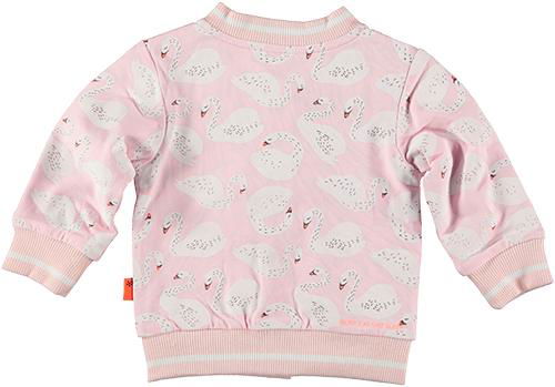 B.E.S.S. Cardigan Reversible Swan - Bubbles & Bo