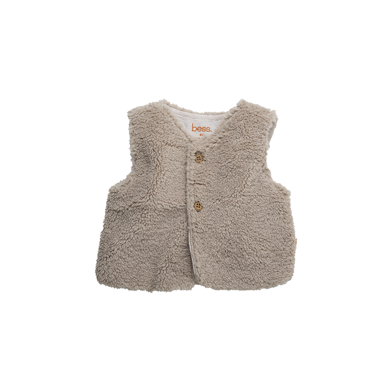 B.E.S.S. Gilet Teddy - Bubbles & Bo