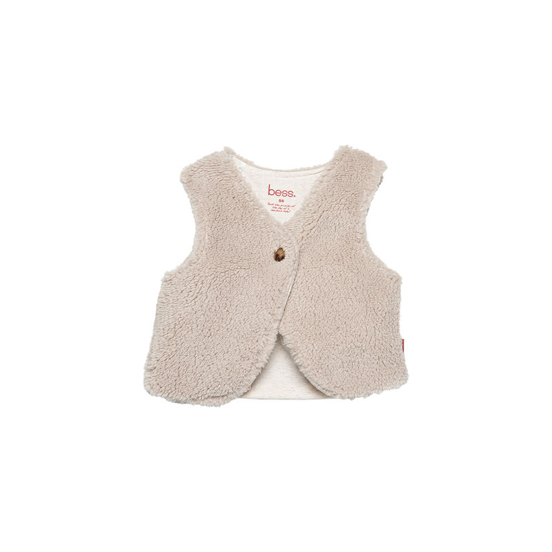 B.E.S.S. Gilet Teddy - Bubbles & Bo